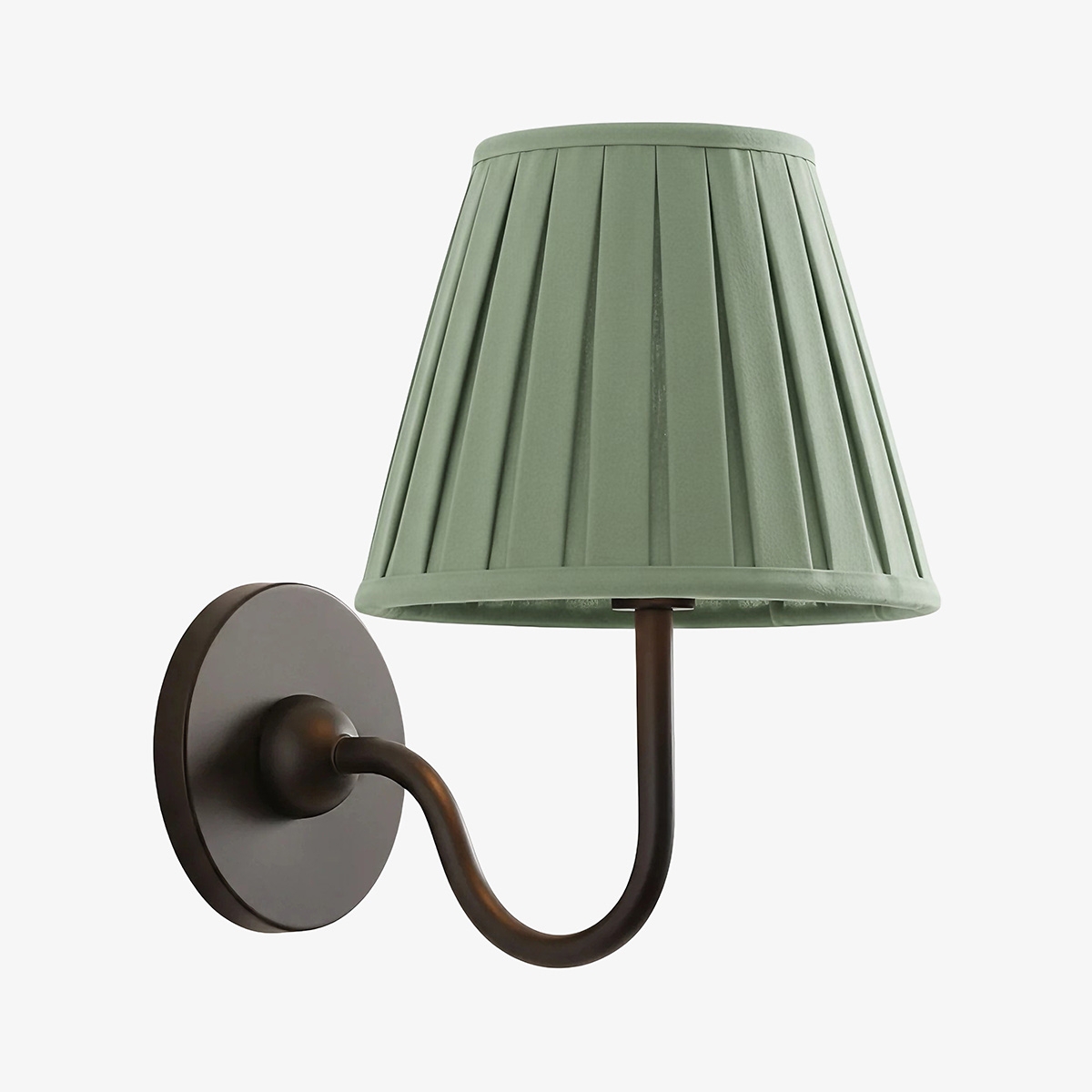 Luvora Modern Pleated Shade Wall Lamp for Bedroom & Living Room T036