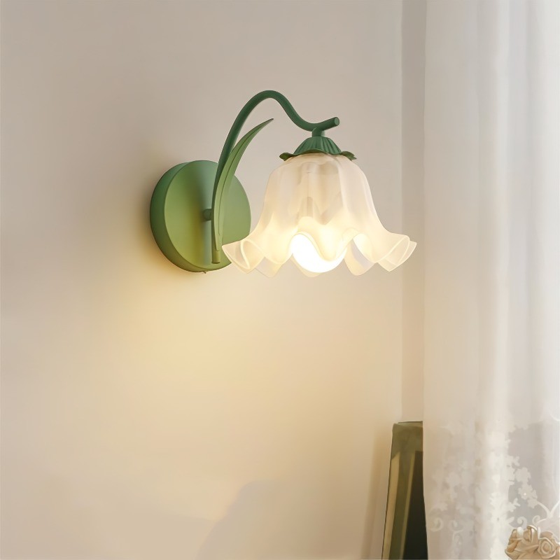 Lily of the Valley French Country Style Wall Lamp