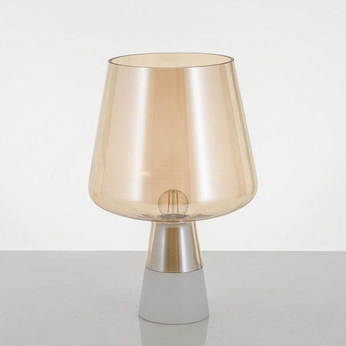 Glass Table Lamp - Glass Dome Nordic Design for Bedroom
