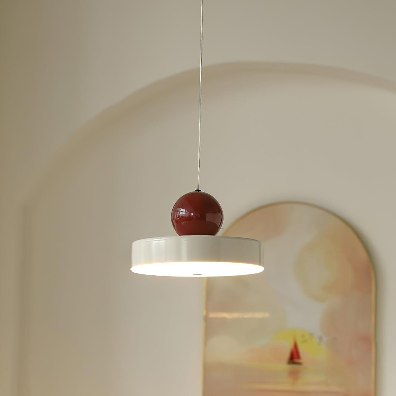 Modern Minimalist Round Led Pendant Light For Kitchen Island M123