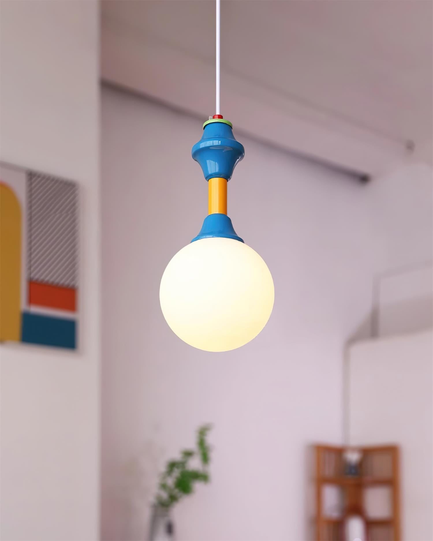French Blue And White Atmosphere Pendant lamp M93