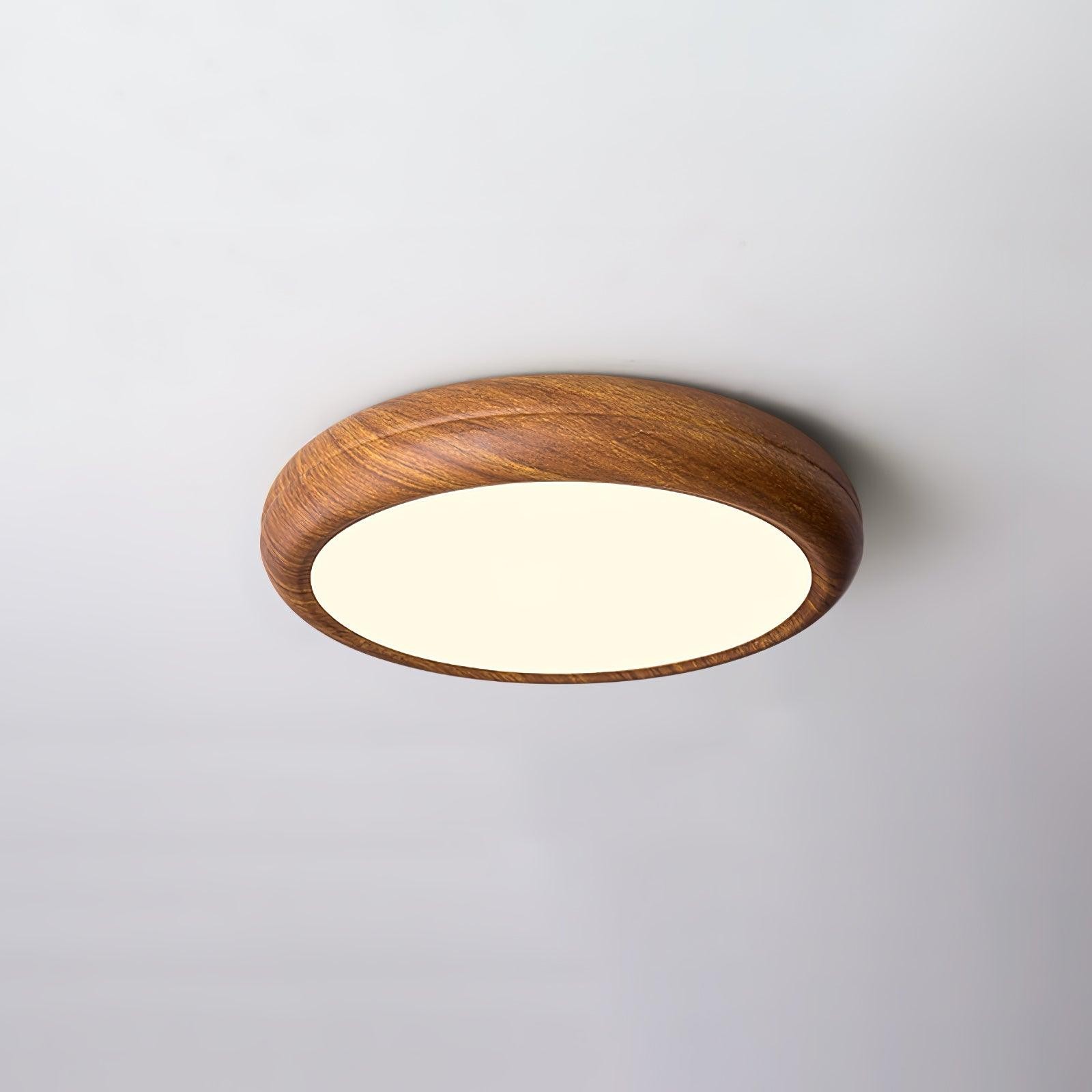 Wood Grain Round Ceiling Lamp M196