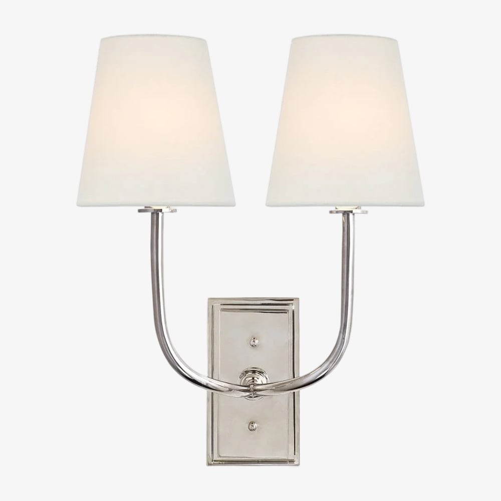 VistaGlow Industrial Metal Wall Lamp - Modern Double Sconce T452