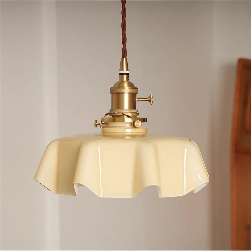Retro Minimalist Glass Pendant Light