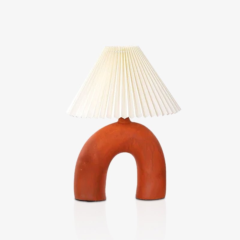 Arched Pleated Table Lamp M391