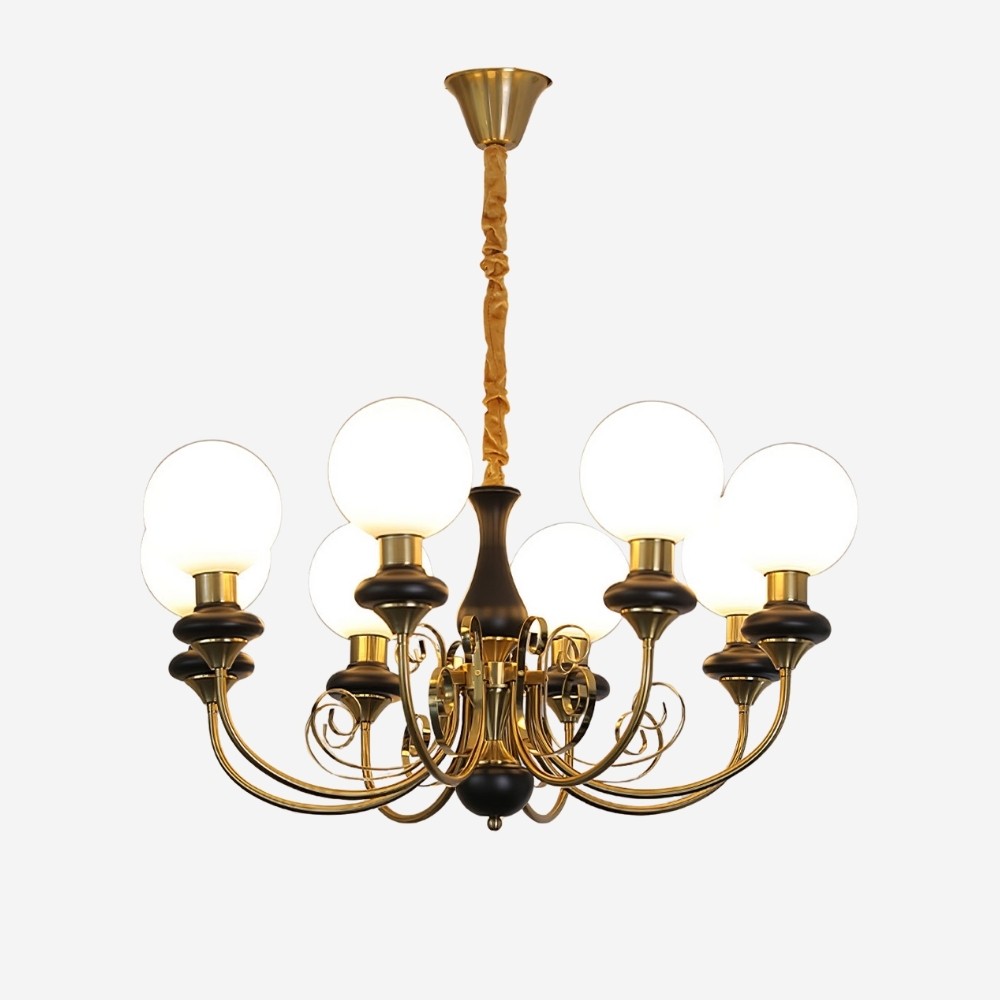 Modern Chandelier with Graceful Silhouette for Ambient Light S219