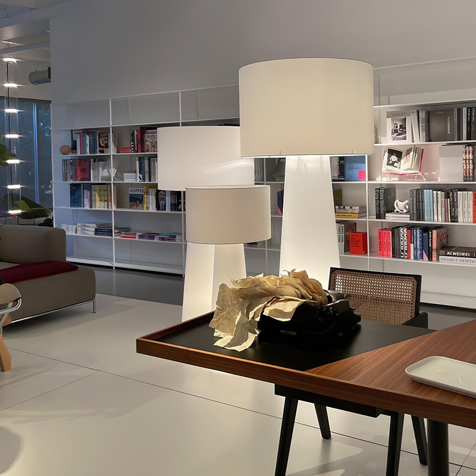 Column Fabric Floor Lamp Suitable For Living Room M561