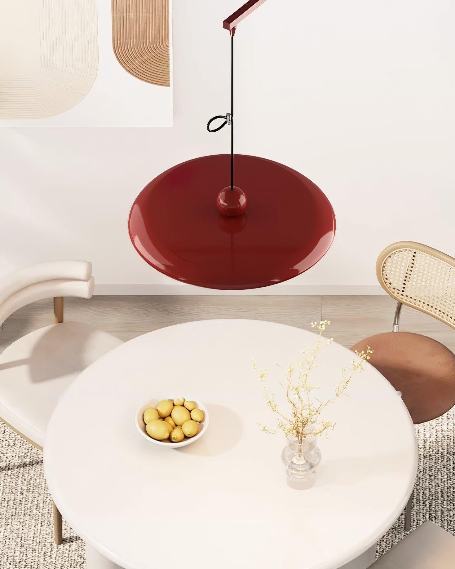 Simple Modern Adjustable Swing Arm Disc Pendant Lamp M11