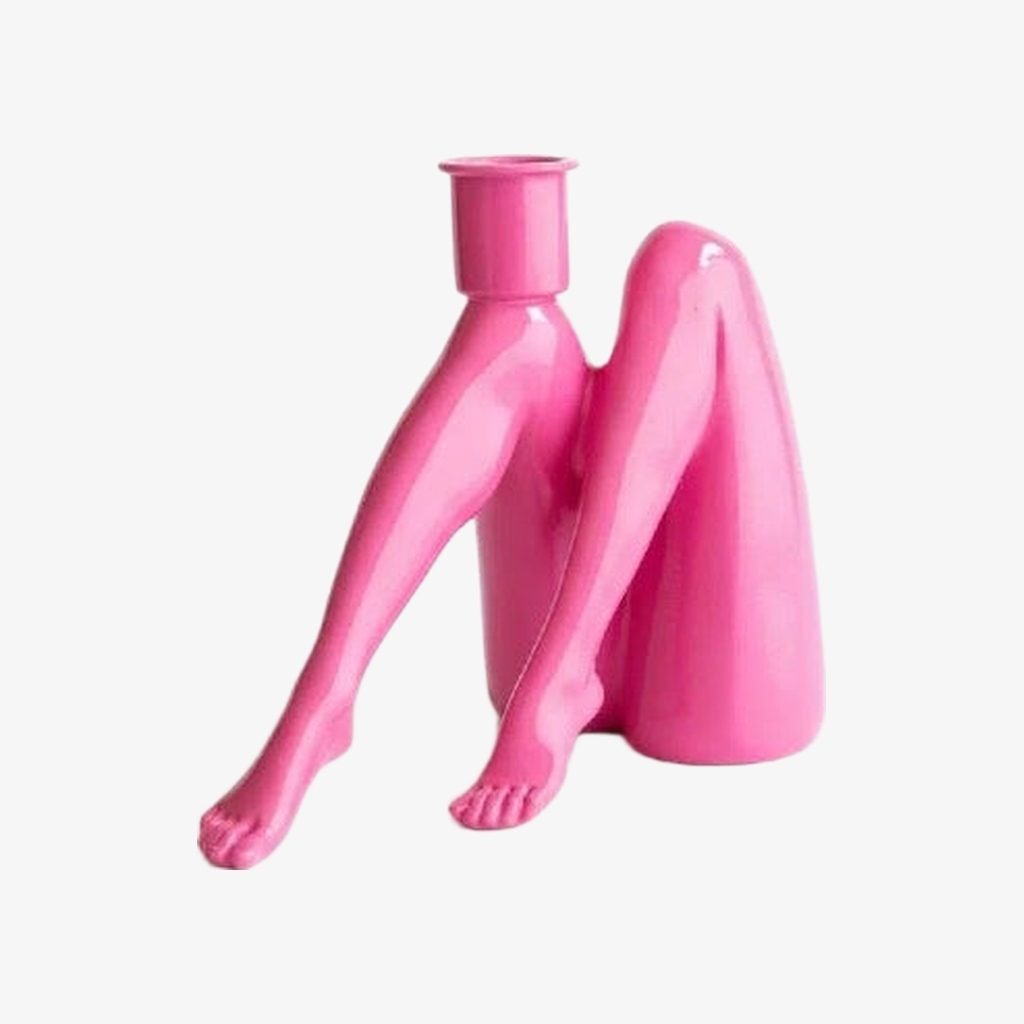 Kickra Abstract Leg-Base Candle Holder – Unique Home Accessory U22