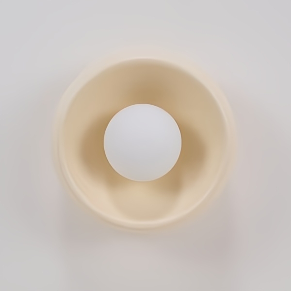 Aurelox Round Flush Mount Ceiling Light Clean Geometric Fixture - Contemporary Indoor Lighting T1145