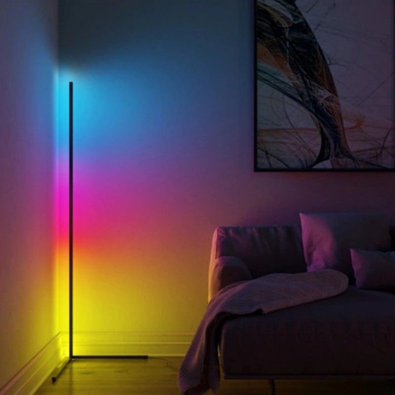 LED Corner Floor Lamp for Living Room