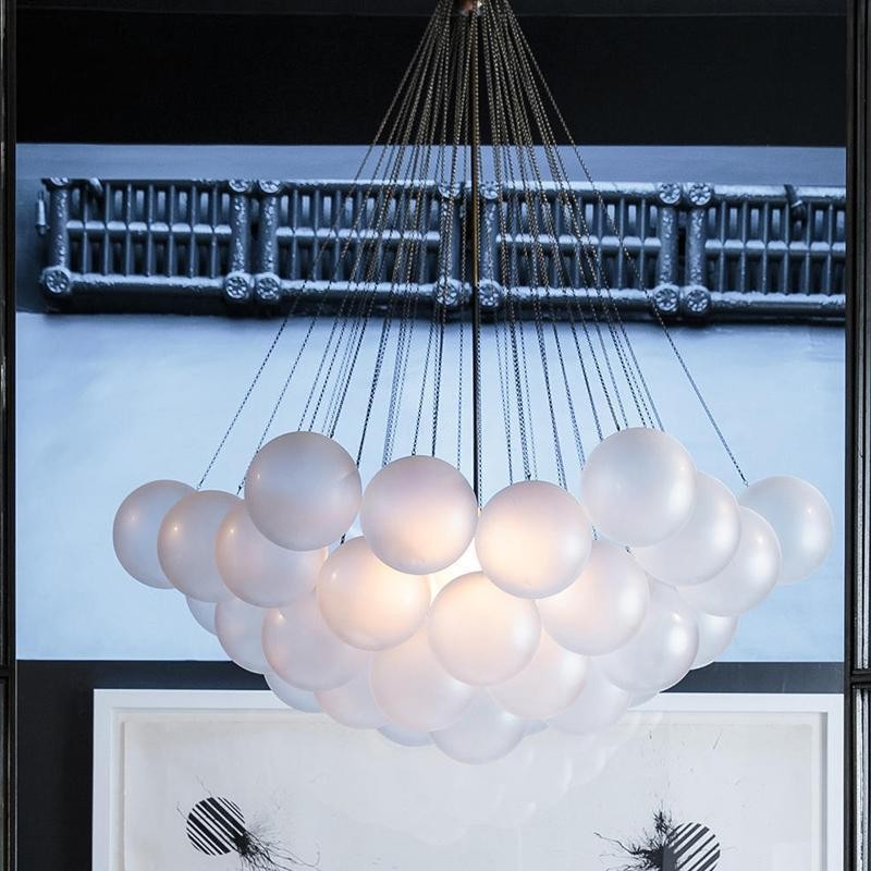 Cloud Orb Chandelier
