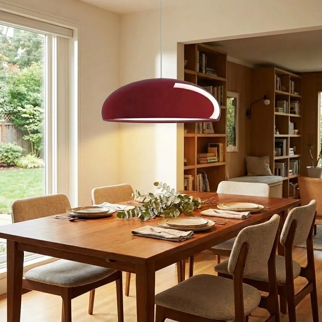 Haelen Colorful Nordic Bowl Pendant Light - Modern Dining Lighting T800
