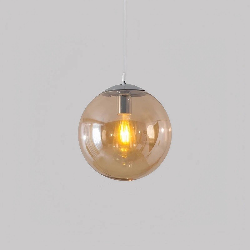 Glass Ball Pendant Light