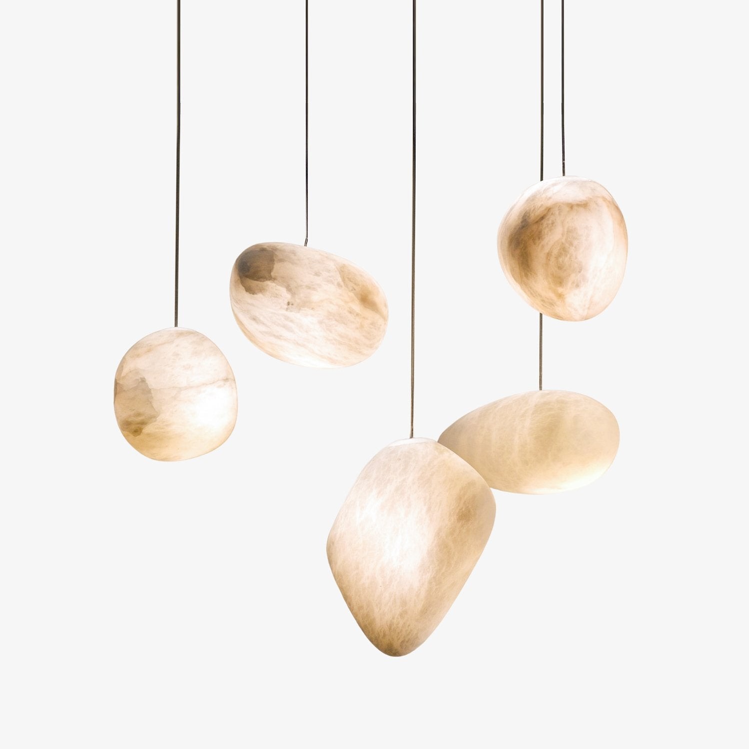 Pebbles Alabaster Pendant Lamp M334
