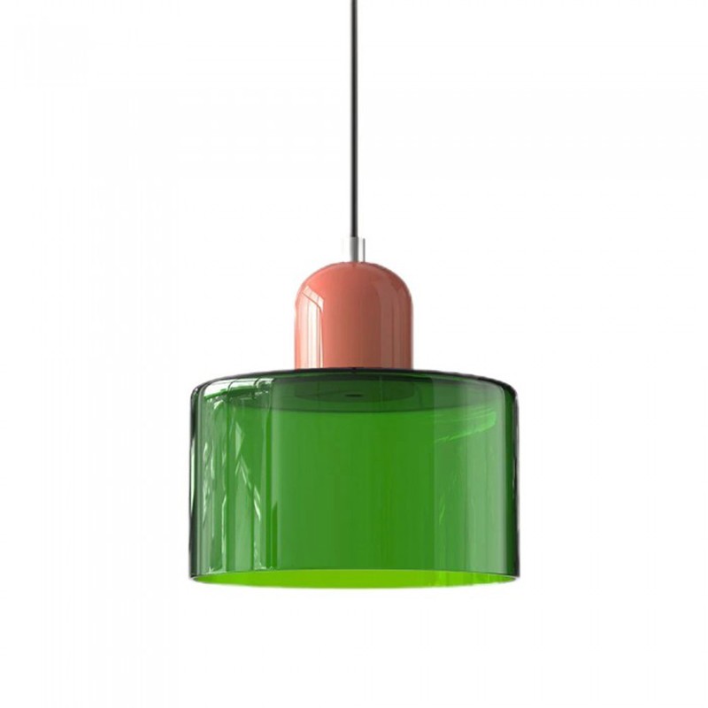 Nordic Morandi Cylinder Glass Pendant Light S66