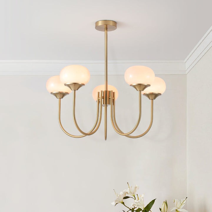 Bauhaus Glass Ball Marshmallow Chandelier S200