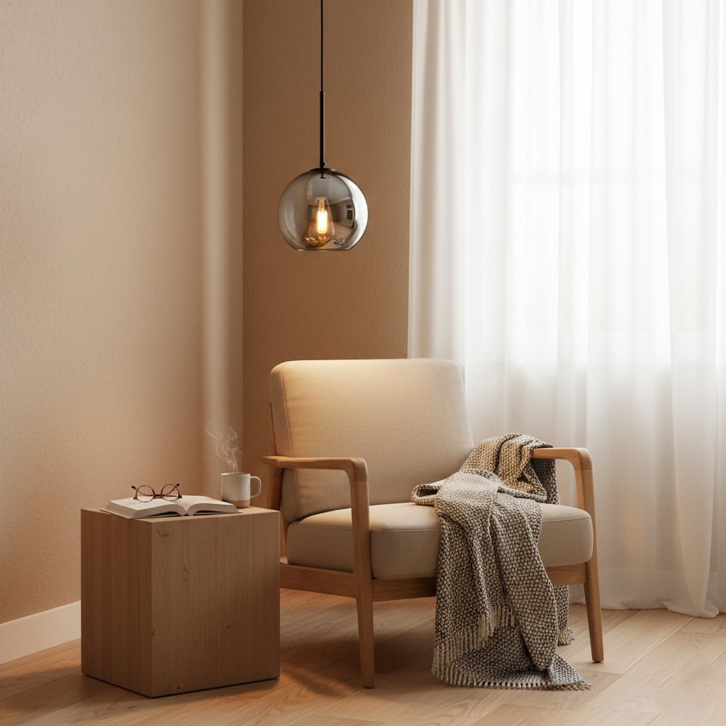 Solara Nordic Spherical Glass Pendant Light T2167