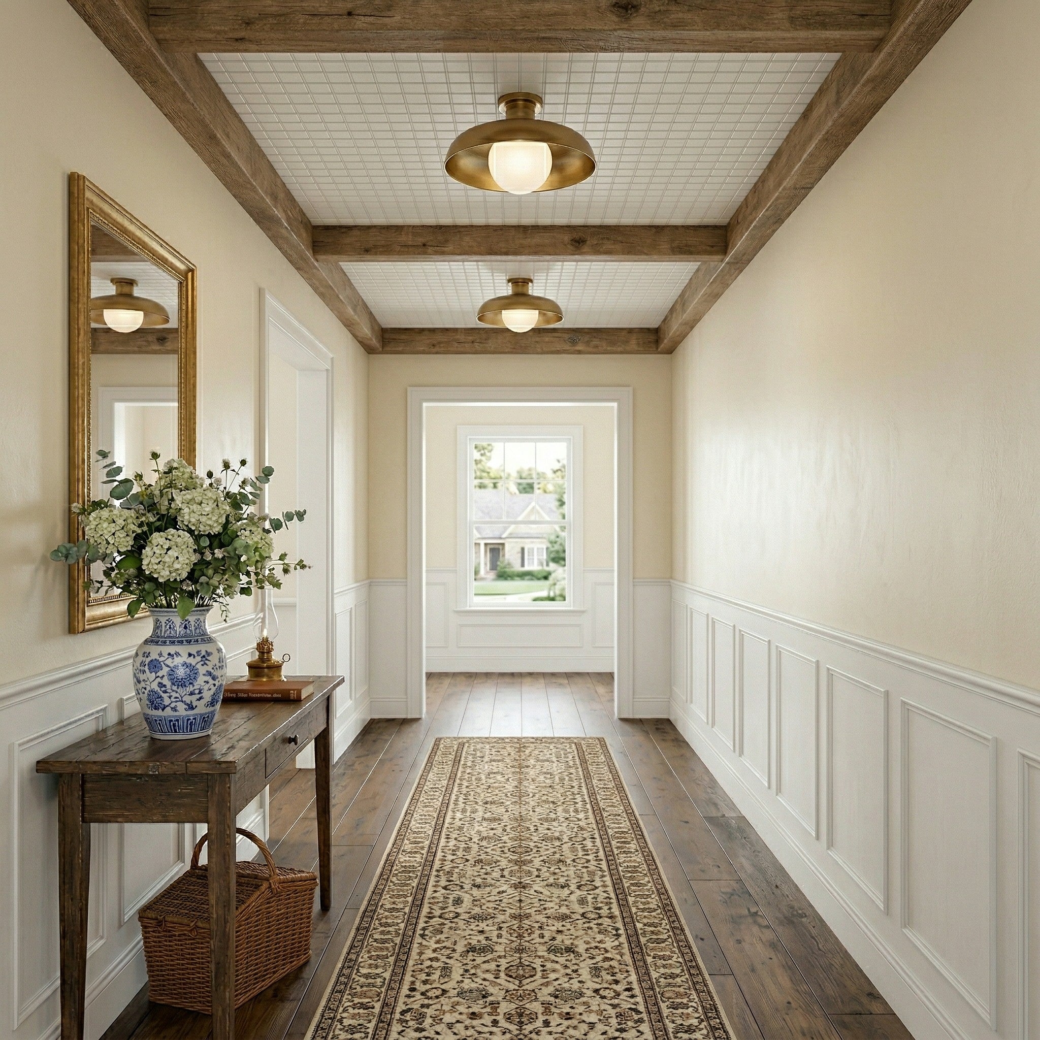 Cadence Semi Flush Ceiling Lamp T1846