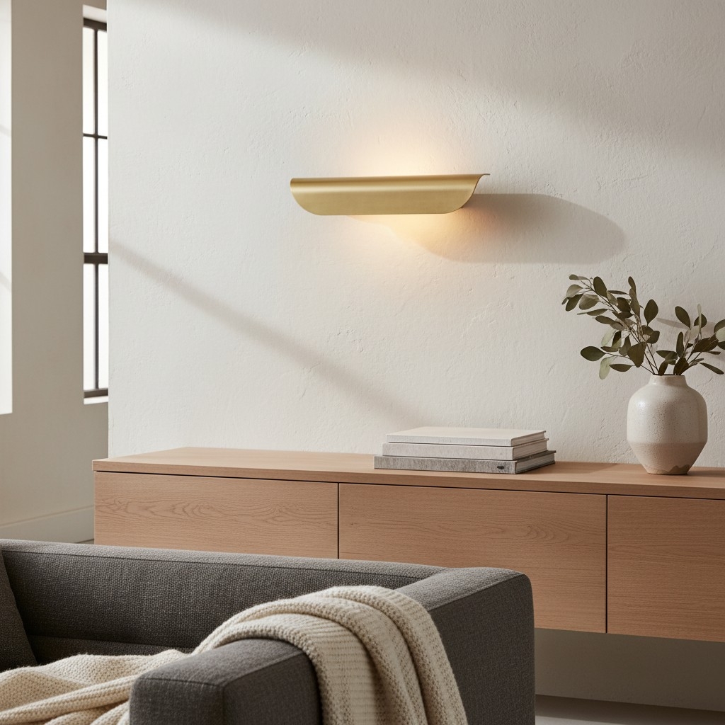 Hidra Modern Metal Wall Sconce - Minimalist Down-Light Sconce for Modern Homes T737