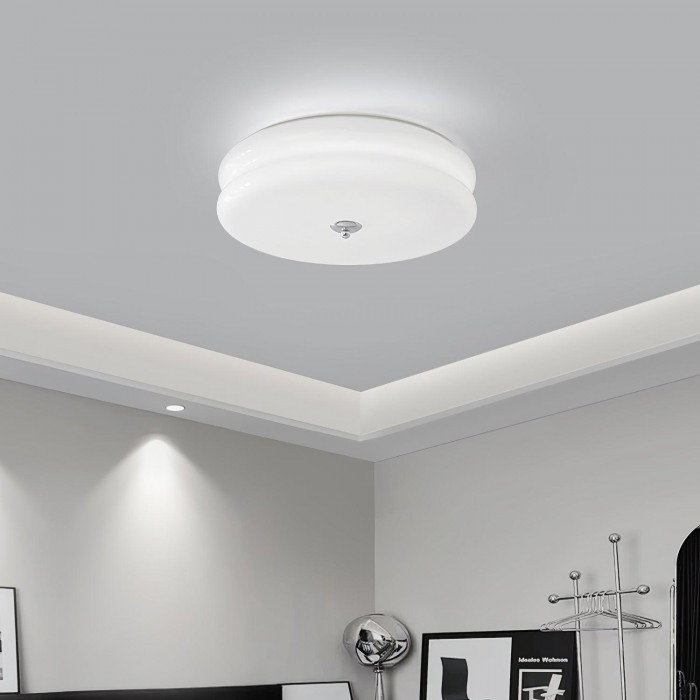 Vintage Glass Flush Mount Ceiling Light S115