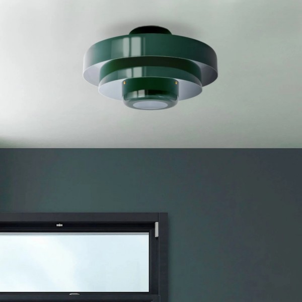 Veleora Triple Layer Disc Ceiling Light - Bauhaus Colorful Design S361