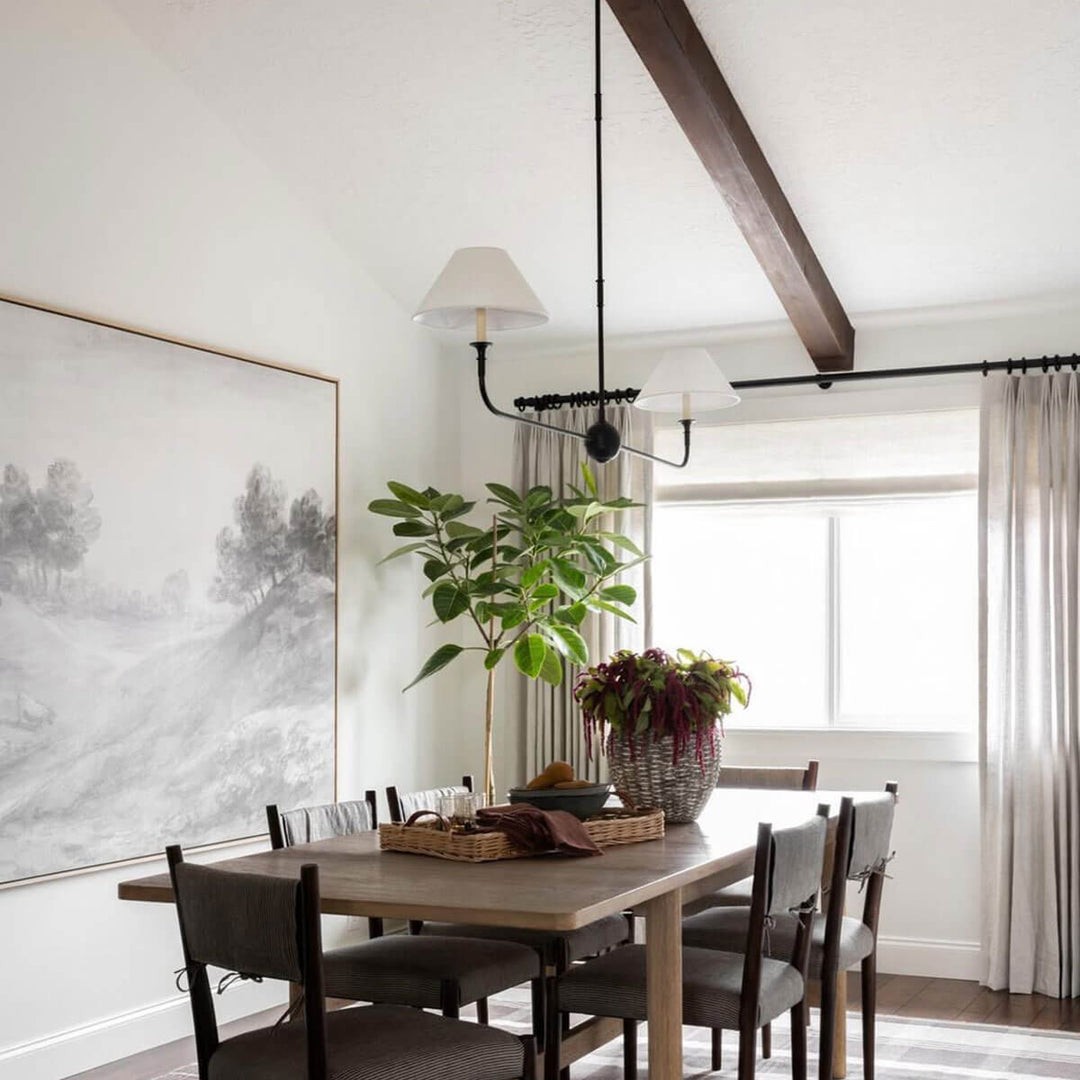 Piaf Geometric Metal Chandelier – Industrial Style for Dining Room T198