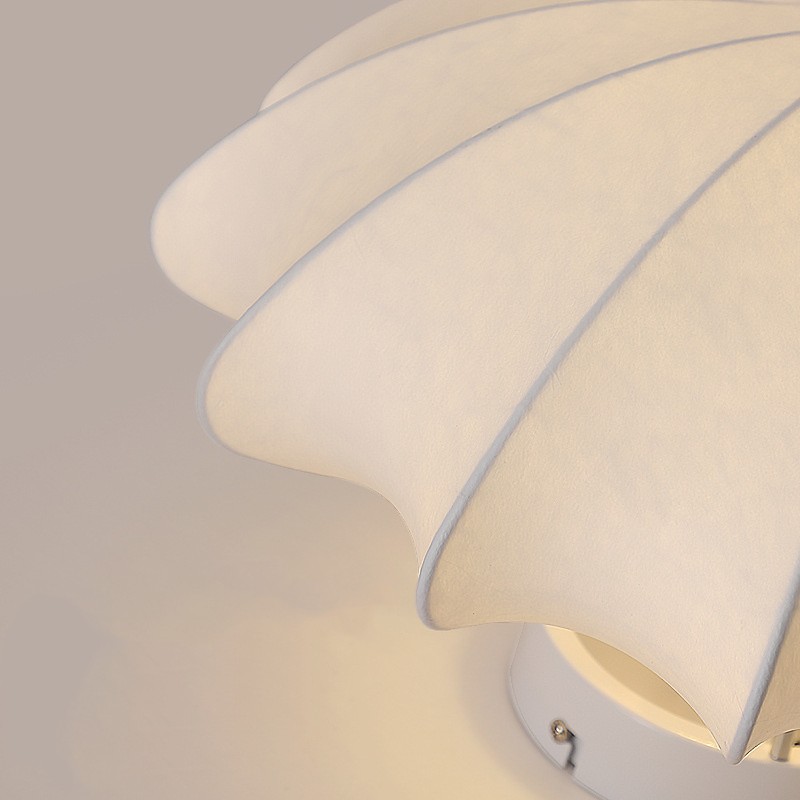 Japanese Style Wabi-Sabi Style Silk Ceiling Lamp S52