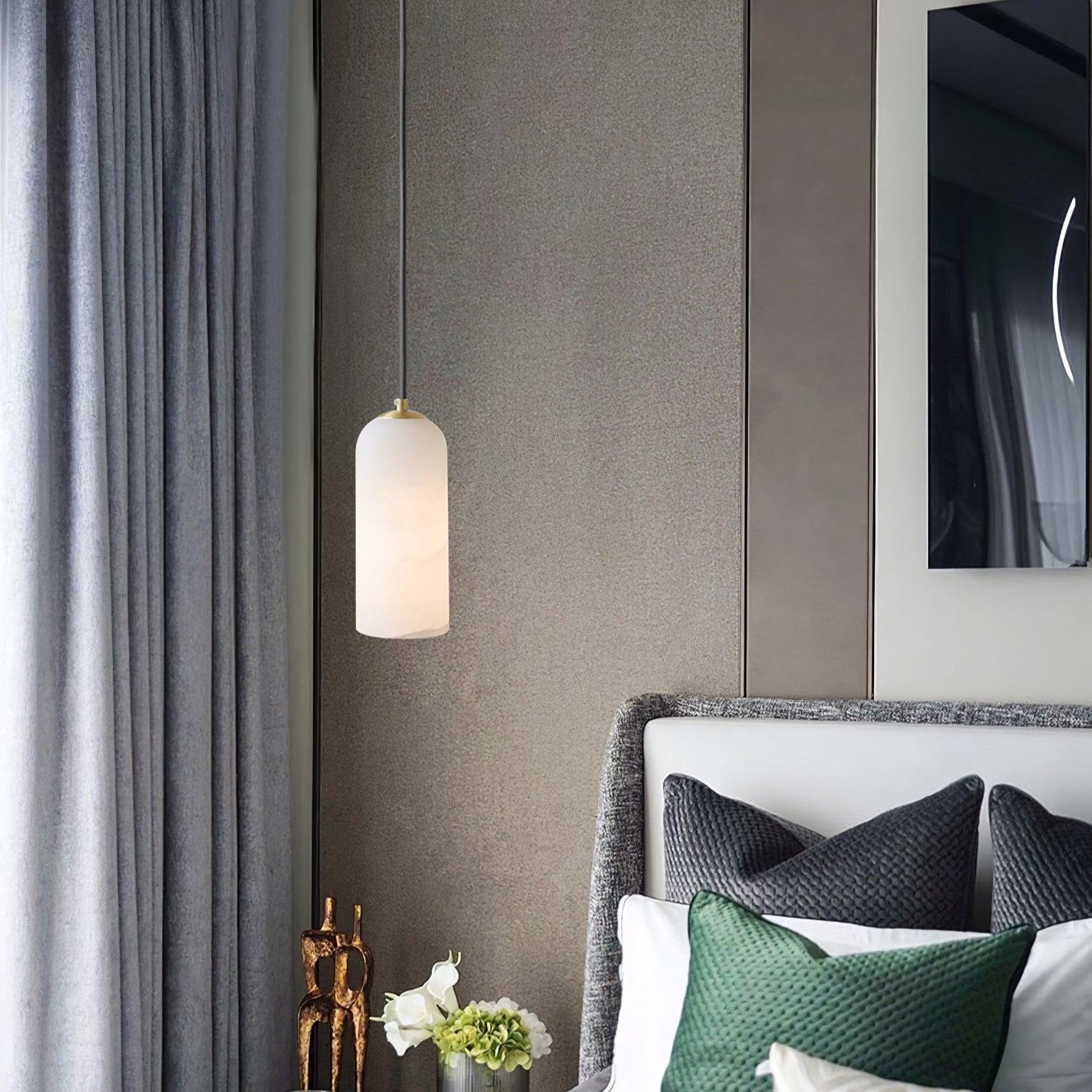 Nordic Modern  Alabaster Monty Pendant Light T2112