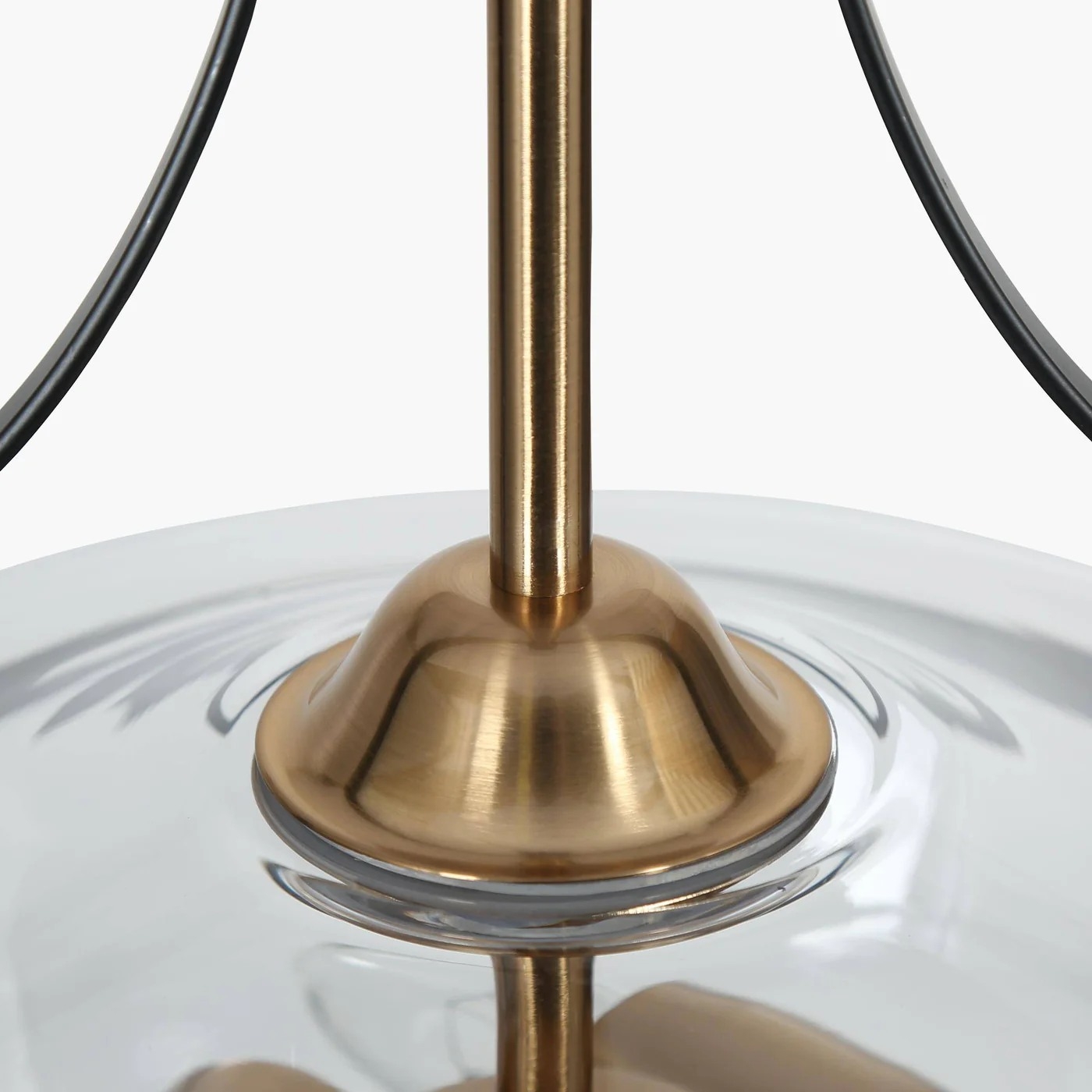Lirra Bowl Shaped Glass Pendant - Modern Lighting for Dining Room T776