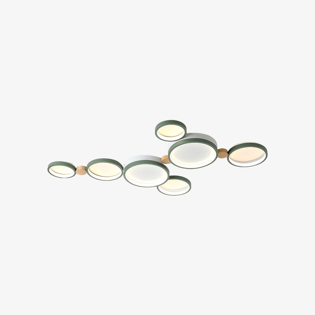 Modern LED Ceiling Lamp - Multi-Branch Design in Nordic Style for Living Room S381