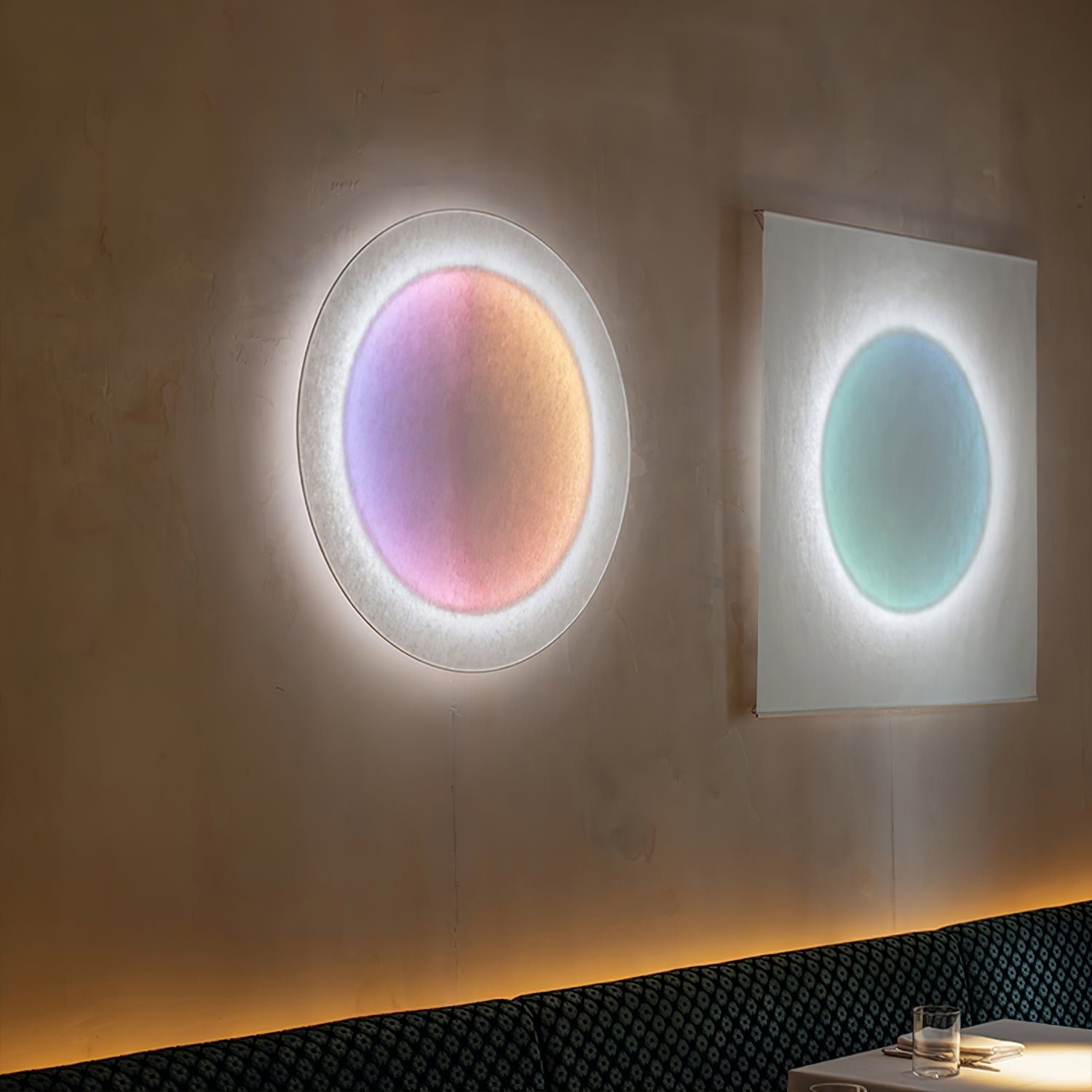 Modern Simple Plug-In Round Wall Lamp G54