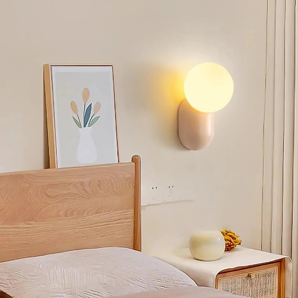 Luma Nordic Glass Orb Wall Light T2008