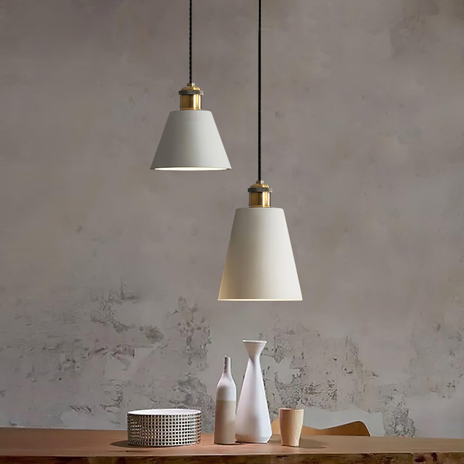 Modern Resin Geometric Pendant Lamp M326