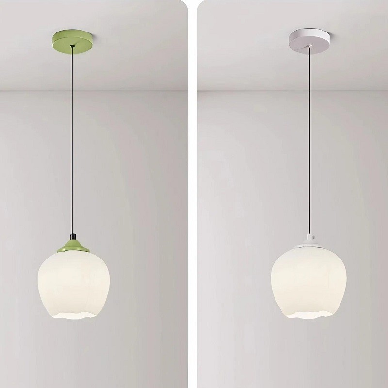 Nordic Flower Bud Glass Pendant Light S89
