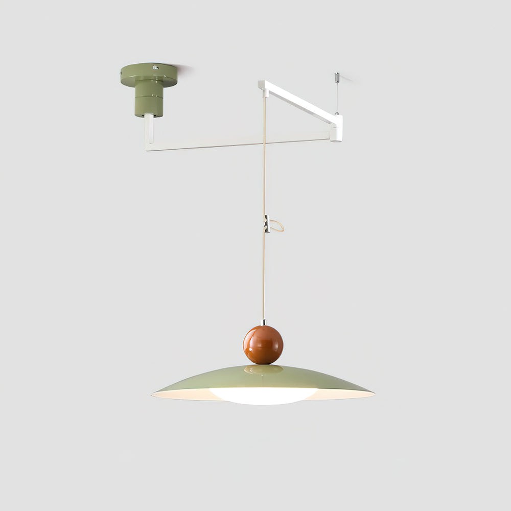 Nordic Flying Saucer Swing Arm Movable Pendant Light M111