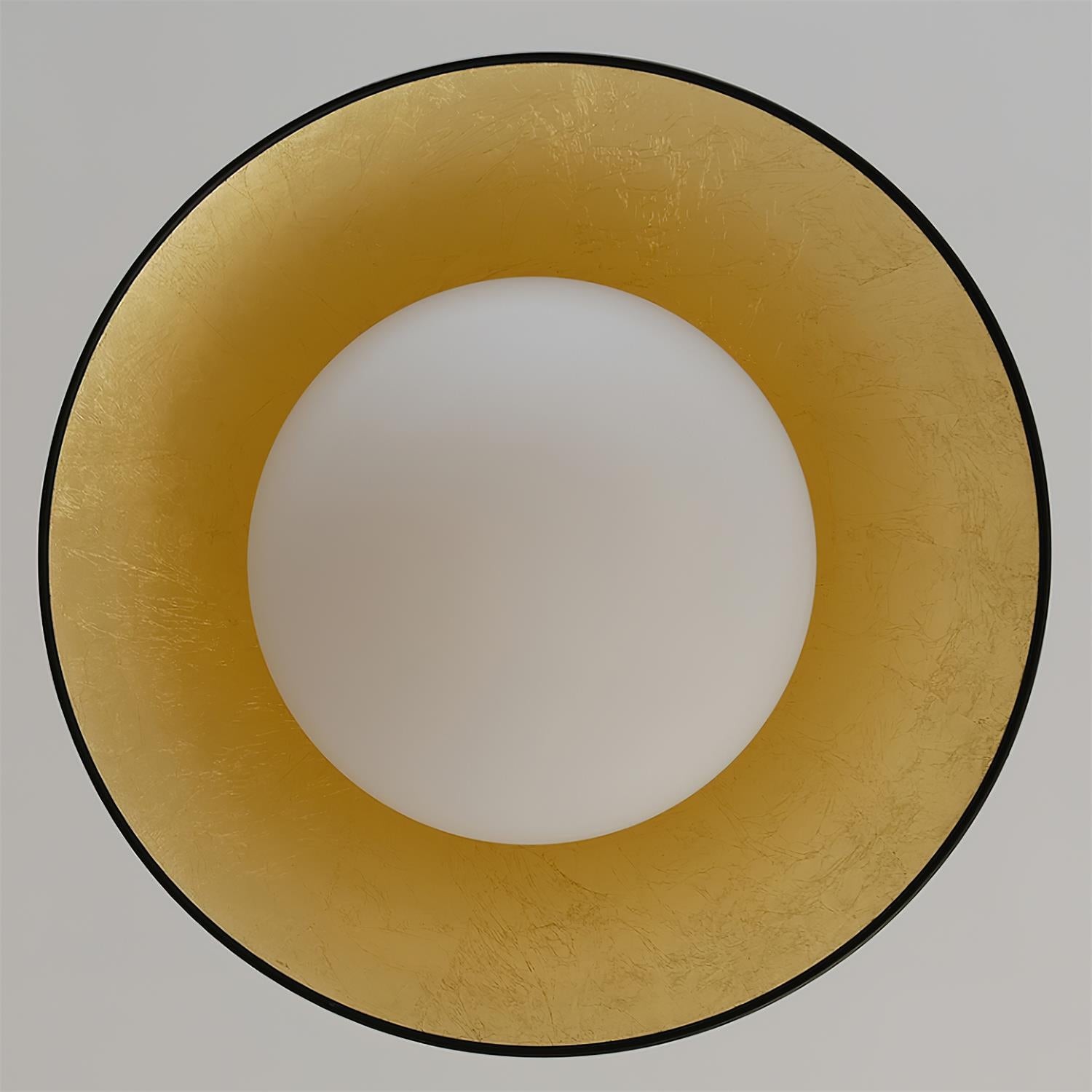 French Retro Flying Saucer Bowl Ceiling Light M134