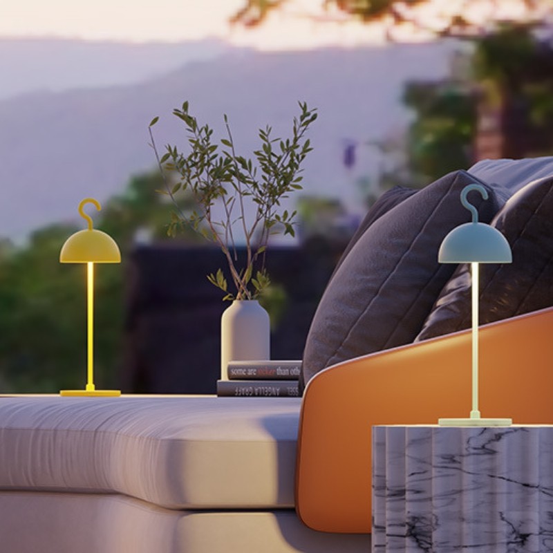 Macaron Wireless Rechargeable Portable Metal Table Lamp S202