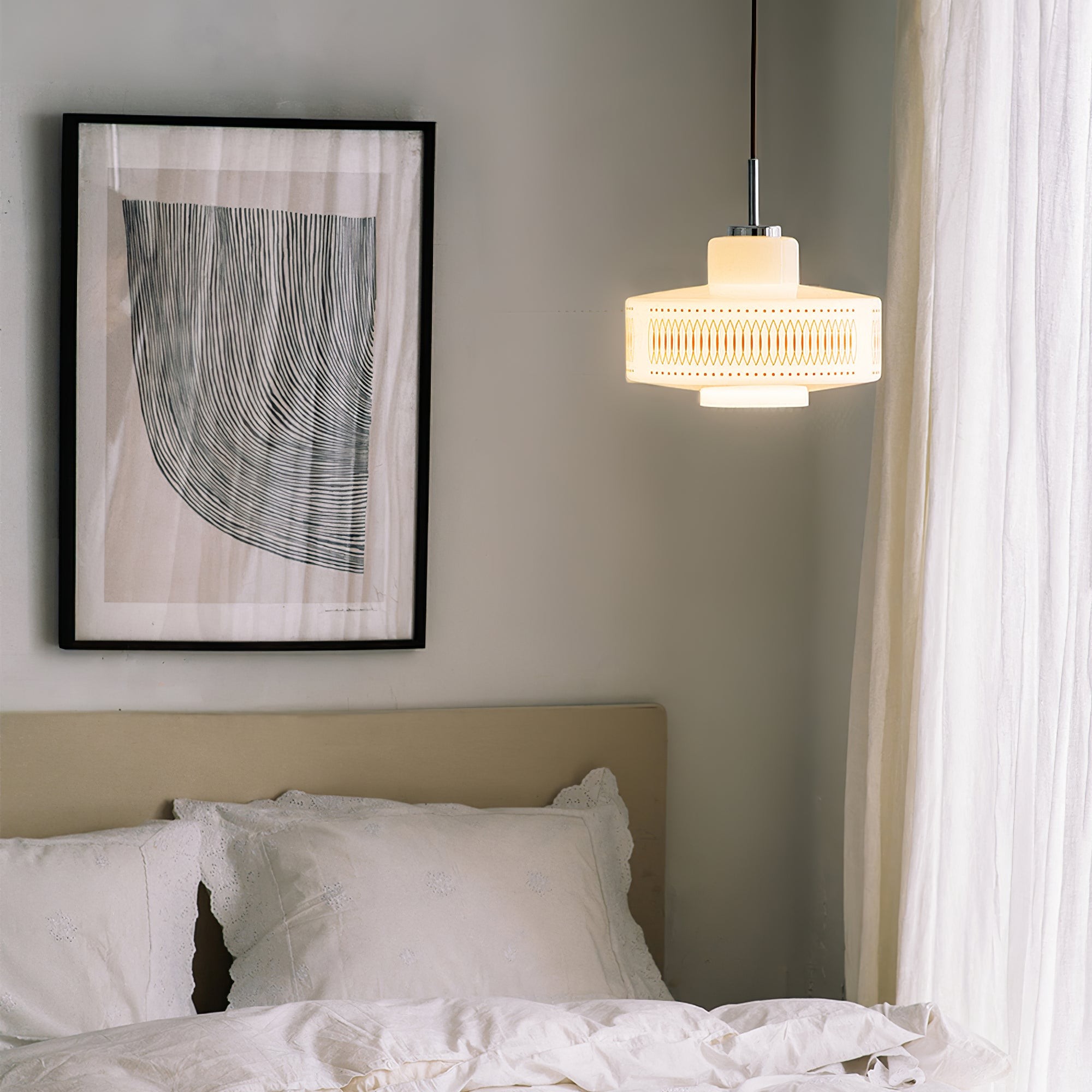Modern Gourd shape Glass Pendant Lamp M482