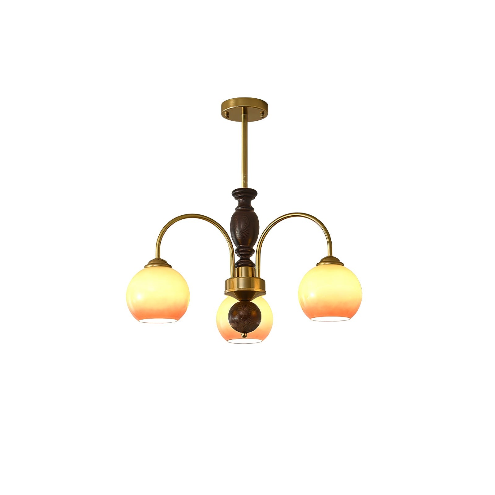 Retro Bauhaus Arch Chandelier M578