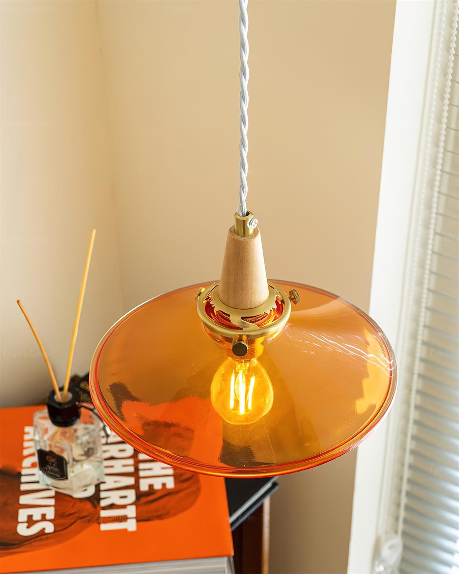 Nordic Brass Glass Pendant Lamp M185