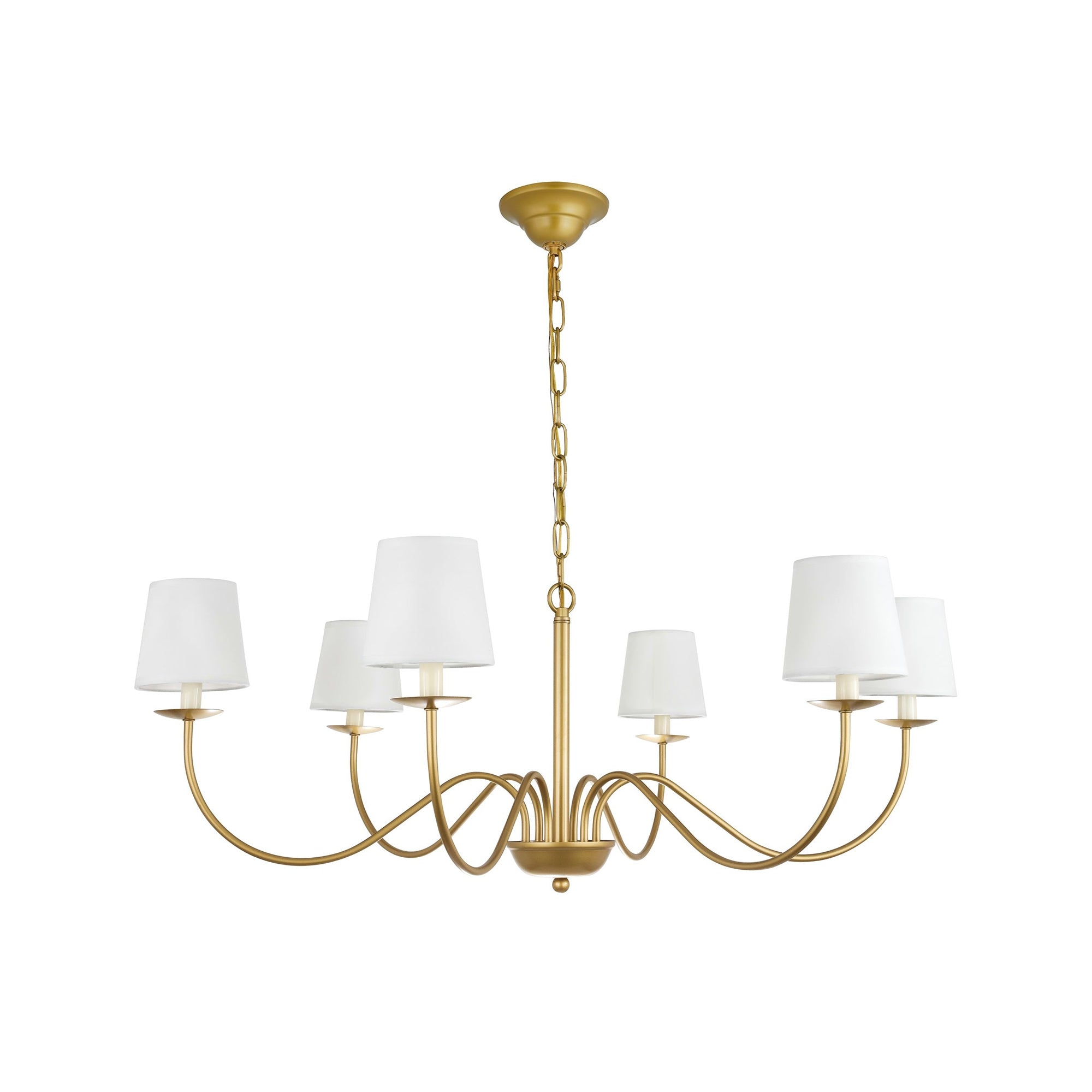 Eclipse Brass Chandelier T1736