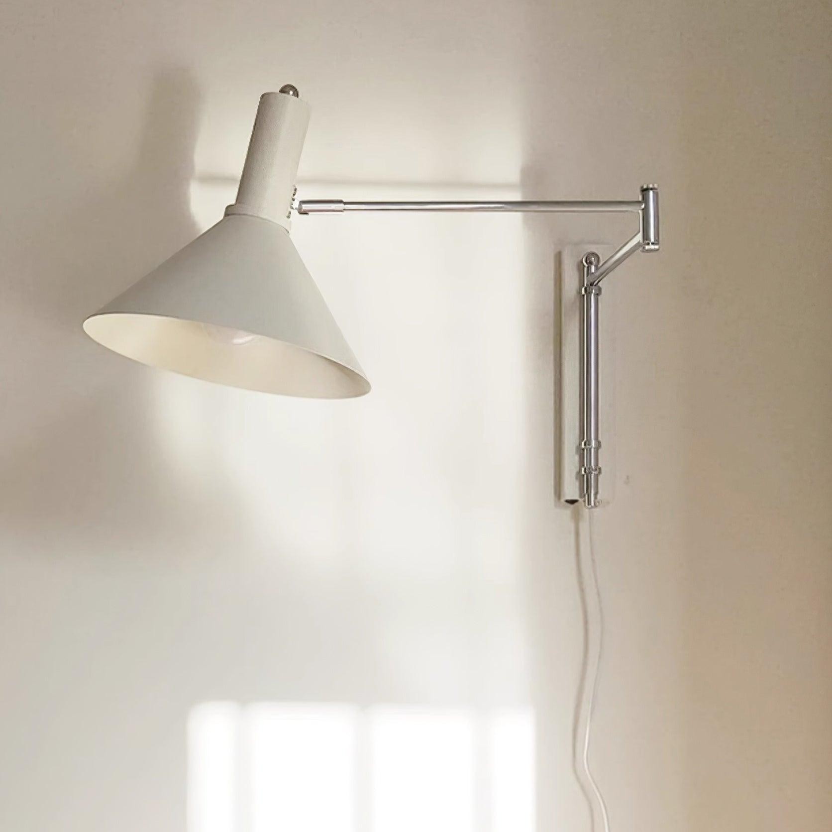 Classic Modern Swing Arm Adjustable Bedside Reading Wall Lamp M19