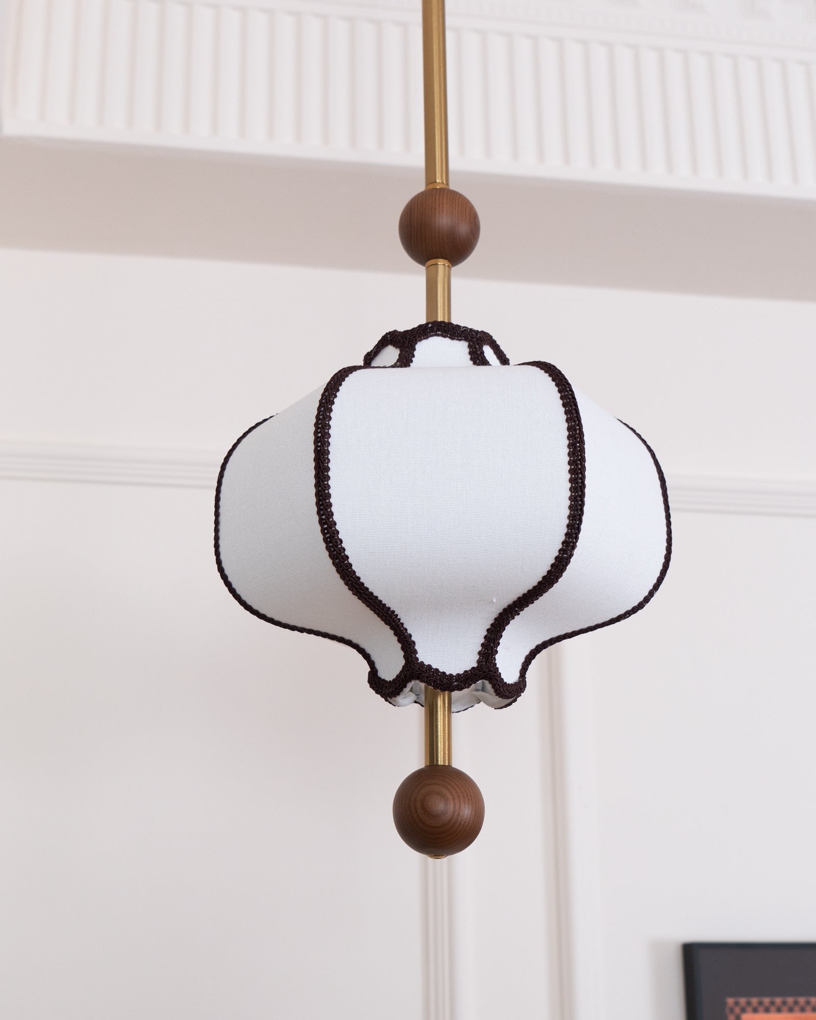Vintage Textured Fabric Pendant Light M270