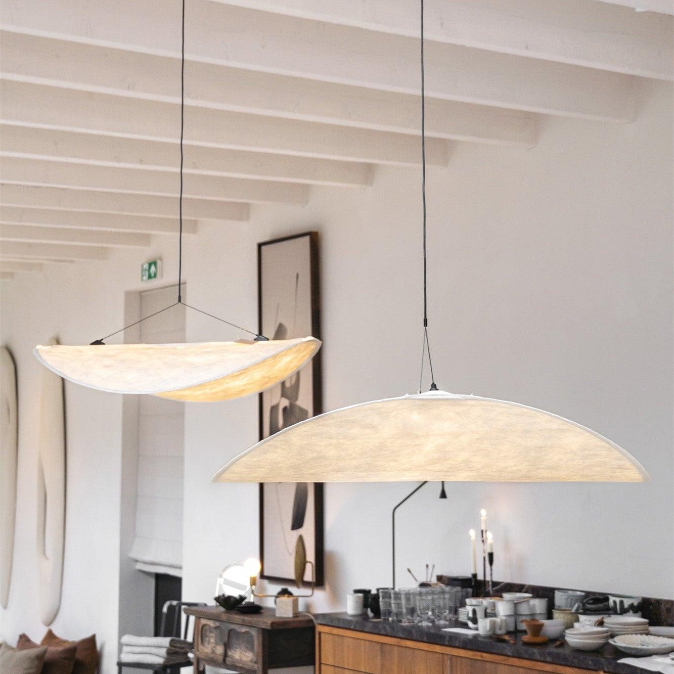 Tense Pendant Lamp - Contemporary Silk Design for Dining Area S51