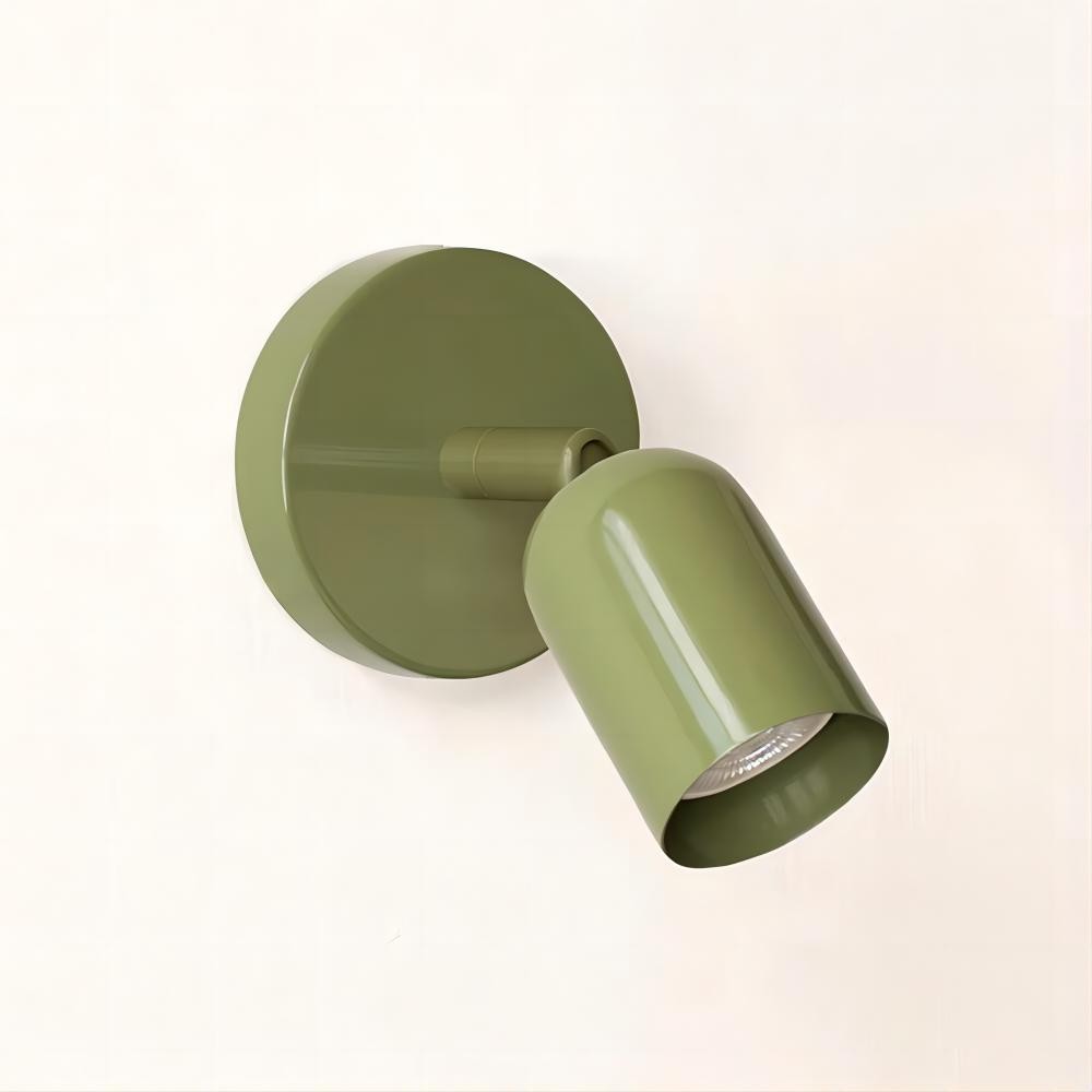 Solid Color Wall Sconce - Modern Bauhaus LED Bedside Lighting Interior S169