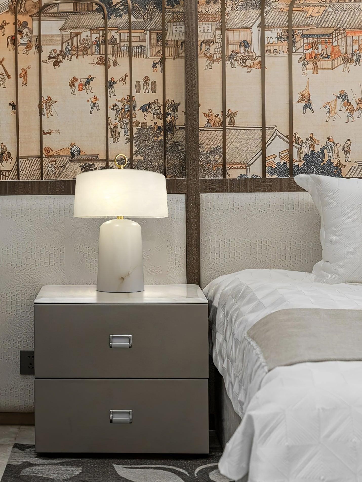 Light Luxury Style Marble Stone Table Lamp M481