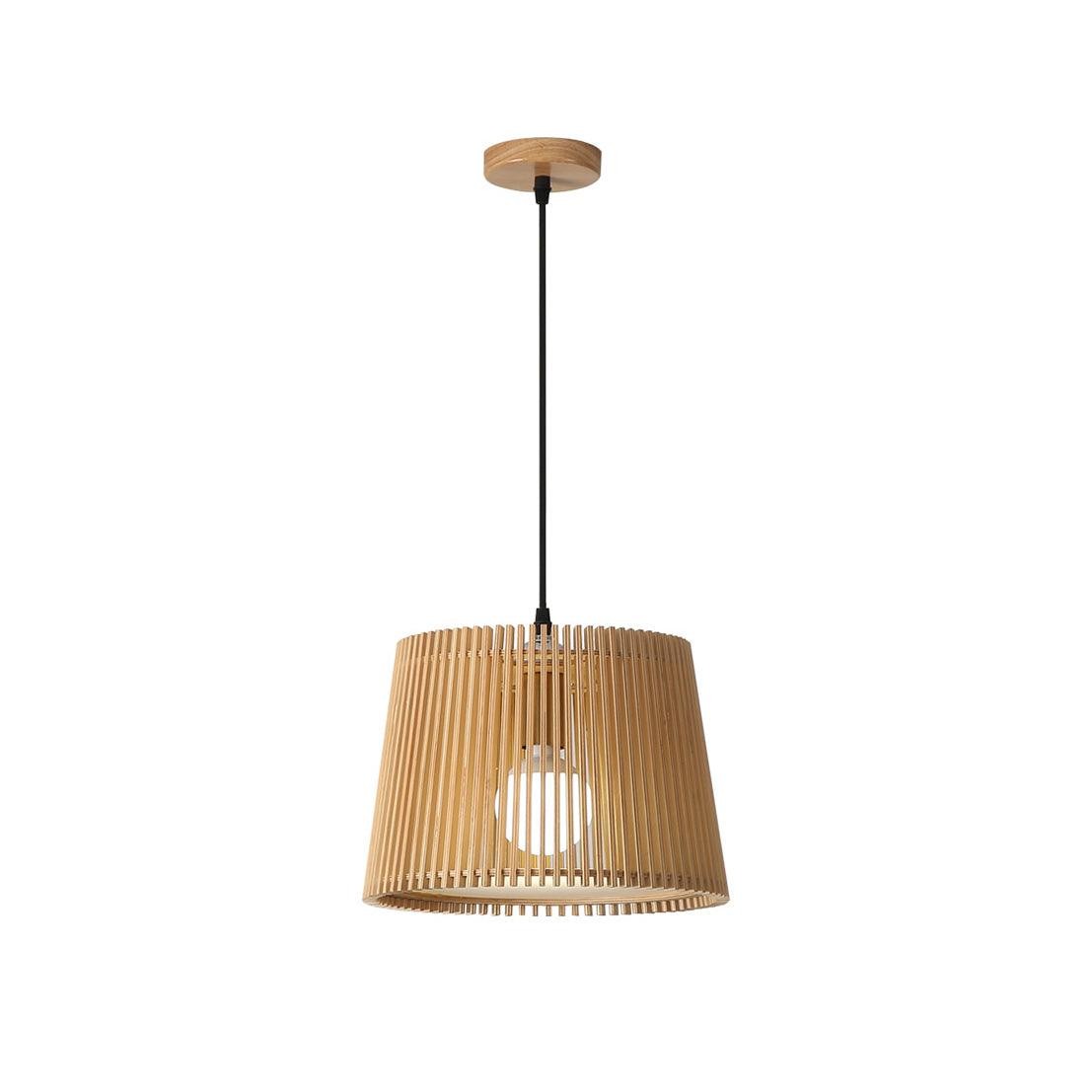 Wooden Log Color Cage Pendant Light M319