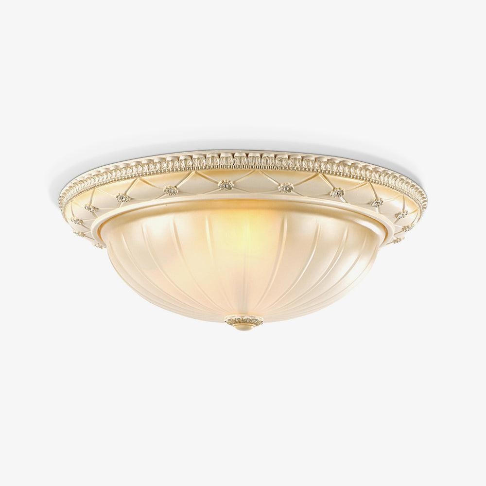 European Vintage Style Resin Ceiling Light for Bedroom M457