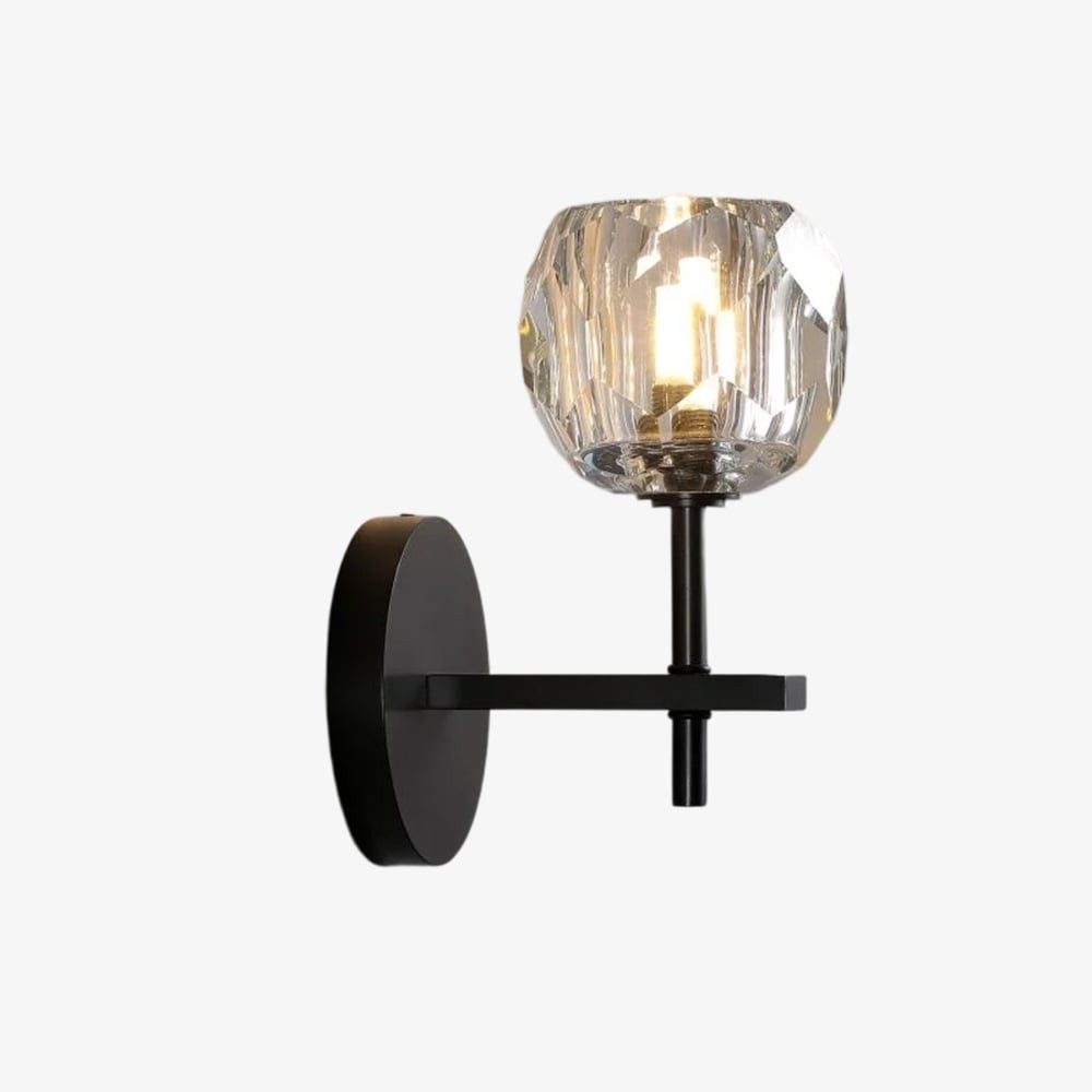 Luxury Crystal Wall Sconce - Brass Frame Modern Wall Light T453